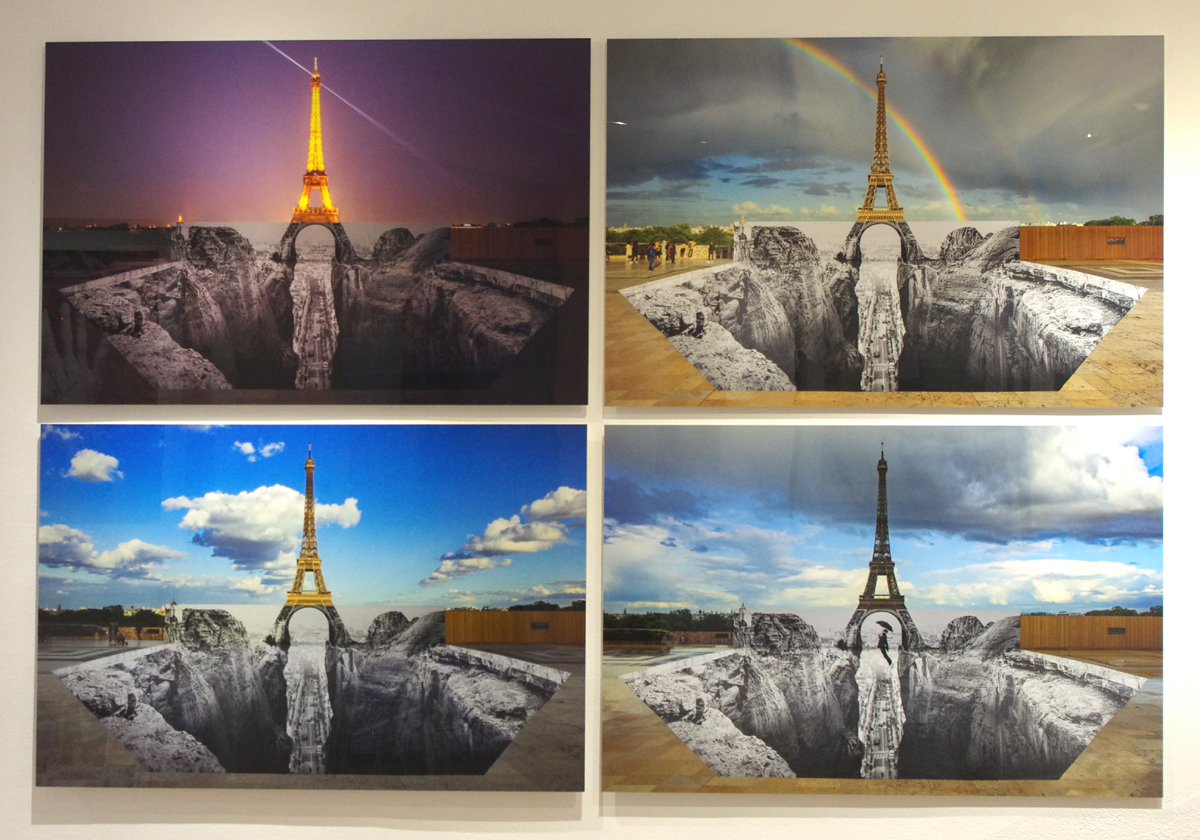 JR TROMPE L'OEIL, LES FALAISES DU TROCADÉRO, Galerie Lochner