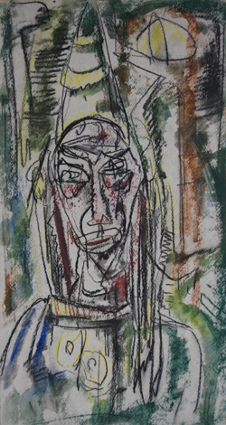 Schultheiss,Schultheis,Joles,Joles Bickel-Schultheis,Clownportrait