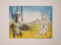 Markus Lüpertz,Vision de Poussin,Radierung,Papier,2012
